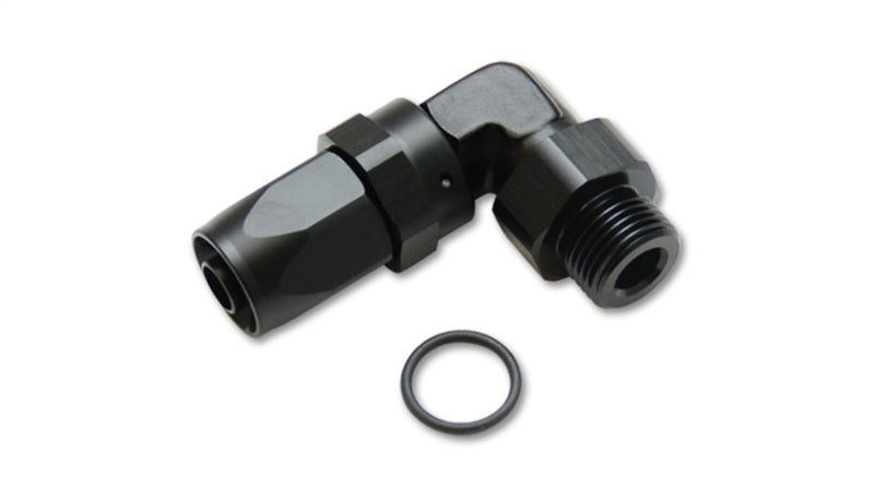 Vibrant Male -10AN 90 Degree Hose End Fitting 1-1/6-12 Thread for performance car parts and DTX Performance upgrades