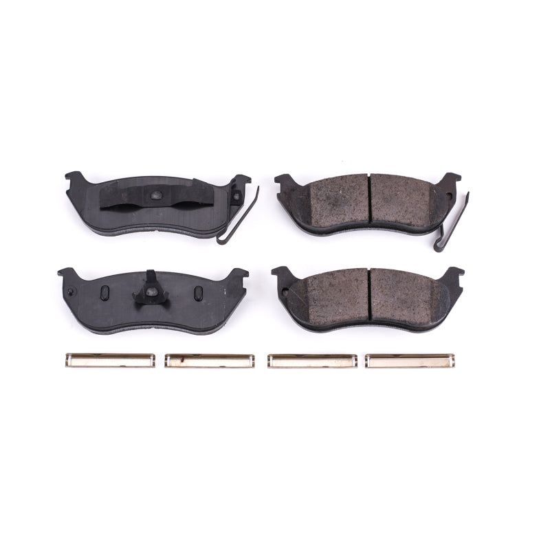 Power Stop 06-10 Ford Explorer Rear Z17 Evolution Ceramic Brake Pads w/Hardware - DTX Performance