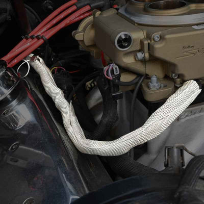 DEI RFI Shield Split Sleeve in engine bay