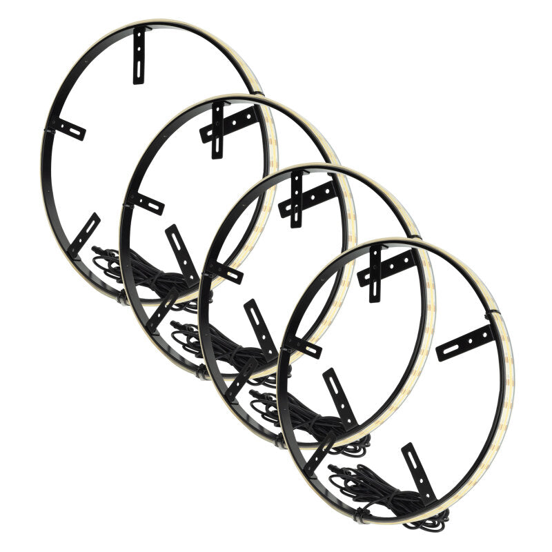 ORACLE Lighting LED Illuminated Wheel Rings - 16.5in PLASMA White for performance car parts, tuning upgrade, aftermarket auto parts