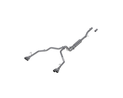 MBRP 21-24 Chevrolet Suburban XL 5.3L 3in Aluminized 2.5in Dual Split Carbon Fiber Cat-back performance exhaust system