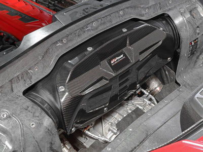 aFe 2020 Corvette C8 Black Series Carbon Fiber Cold Air Intake System With Pro DRY S Filters - performance car parts at DTX Performance