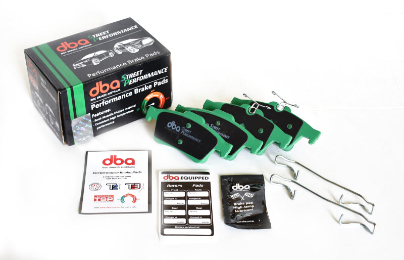 DBA 15-21 Subaru WRX STI SP500 Front Brake Pads high performance, low dust brake upgrades, perfect for tuning and racing applications.