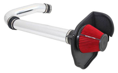 Spectre 11-17 Challenger/Charger 3.6L Air Intake Kit - Polished w/Red Filter, performance car parts, DTX Performance