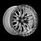 Weld S82 17x11 / 5x4.75 BP / 7.7in. BS / 43mm Offset Black Wheel (High Pad) - Black Single Beadlock