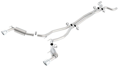 Borla 10-13 Chevy Camaro SS Aggressive Catback Exhaust, performance car parts from veteran owned shop DTX Performance.