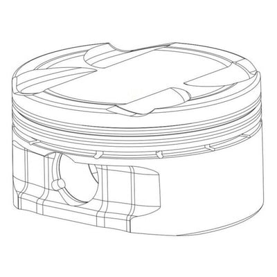 CP Piston & Ring Set for Audi 2.0L TSI (EA888) - Bore (83mm) - Size (+.5mm) Compression Ratio 9.5:1, performance upgrades, DTX Performance