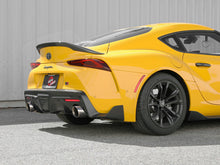 Load image into Gallery viewer, aFe POWER Takeda 2021 Toyota Supra 2.0L (t) 2.5in-3in 304 SS CB Exhaust w/ Polished Tips performance car