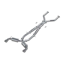 Load image into Gallery viewer, MBRP 17+ Infiniti Q60 exhaust system, performance car parts, DTX Performance, T304 stainless, dual split rear, exhaust upgrades.