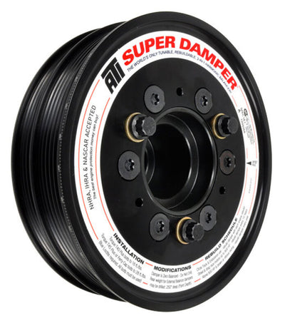 ATI Ford Coyote 5.0L 6.78in 6 & 4 Grv Damper w//AC Pulley Kit (OEM Size SK1473) - performance car parts from DTX Performance