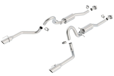 Borla 99-04 Ford Mustang 4.6L V8 Catback Exhaust, high performance auto parts, performance exhaust systems, DTX Performance