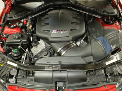 aFe MagnumFORCE Intakes Stage-2 P5R AIS P5R BMW M3 (E9X) 08-12 V8-4.0L installed in car engine
