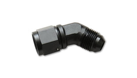Vibrant -8AN Female to -8AN Male 45 Degree Swivel Adapter Fitting for performance car parts and tuning upgrades