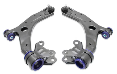 SuperPro 10-14 Mazda3 Front Lower Control Arm Set W/ Sp Bushings from DTX Performance, ideal for performance car parts.