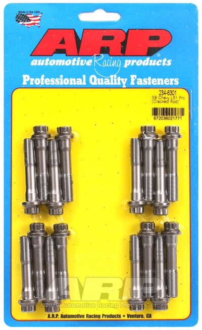 ARP Chevy Small Block SLI Cracked Rod Rod Bolt Kit performance car parts from DTX Performance. Veteran owned high performance shop.