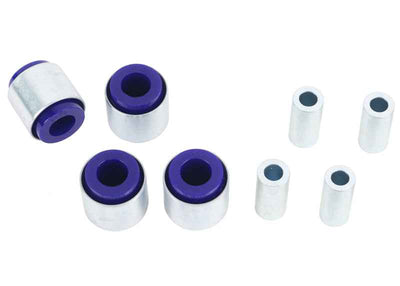 SuperPro 2011 BMW 1 Series M Base Rear Trailing Arm and Bushing Set for performance car tuning and suspension upgrades.