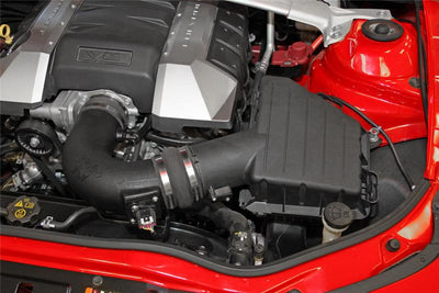 K&N FIPK 10-14 Chevy Camaro V8 6.2L Performance Intake Kit installed in engine bay