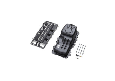 Ford Racing 2017 Gen 2 5.0L Coyote Oil Pan Kit by DTX Performance, ideal for engine and performance upgrades.