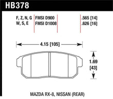Load image into Gallery viewer, Hawk Mazda RX-8 / Nissan Track DTC-30 Race Rear Brake Pads