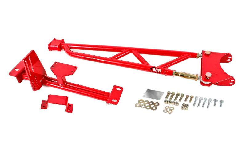 BMR 93-02 F-Body w/o DSL Torque Arm Tunnel Mount (For Stock Exhaust) - Red - DTX Performance