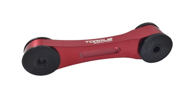 Torque Solution Billet Aluminum Pitch Stop Tranny Mount: Subaru - Red, performance car parts from DTX Performance