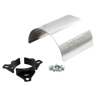 Injen Aluminum Air Filter Heat Shield Universal Fits 2.50 2.75 3.00 Polished for performance cars by DTX Performance