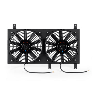 Mishimoto 99-05 Mazda Miata Aluminum Fan Shroud Black - performance car parts by DTX Performance for engine performance and cooling upgrades