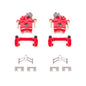 Power Stop 92-01 Honda Prelude Rear Red Calipers w/Brackets - Pair, high performance brakes, aftermarket performance parts