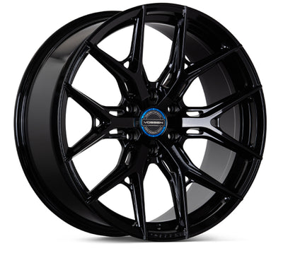 Vossen HF6-4 22x9.5 / 6x139.7 / 78.1 / ET10 / Deep - Gloss Black, performance car parts, DTX Performance, veteran owned shop