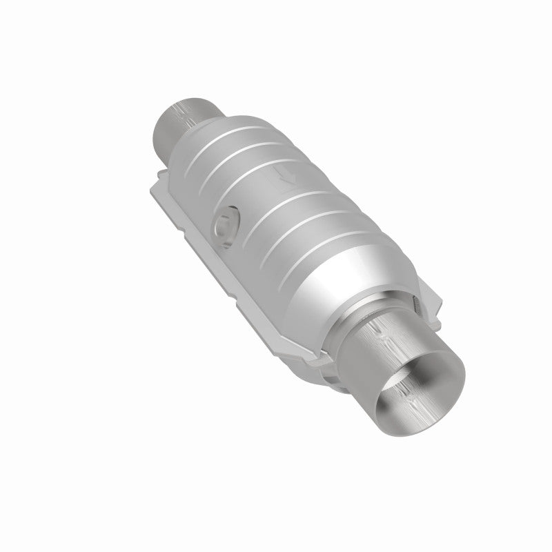 MagnaFlow Conv Univ 2in Inlet/Outlet Center/Center Round 11in Body L x 5.125in W x 15in Overall L - performance car parts