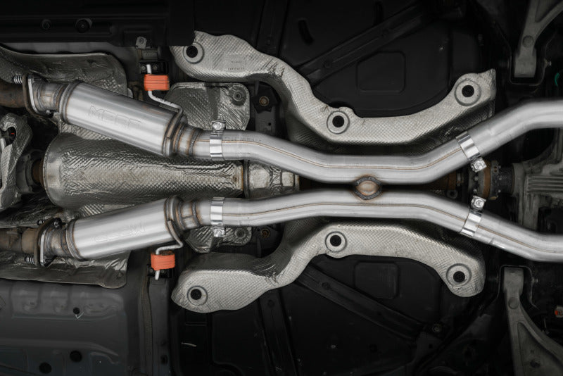 MBRP 2012+ Jeep Grand Cherokee SRT 6.4L 3in Dual Rear Exit Aluminized Catback Exhaust - T304 Tips with performance car parts.