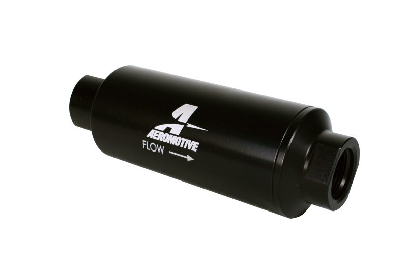 Aeromotive In-Line Filter - (AN-12 ORB) 10 Micron Microglass Element for performance car parts, veteran owned shop.