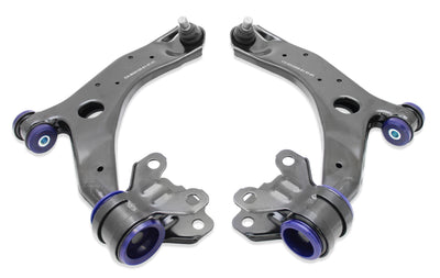 SuperPro 10-14 Mazda3 Front Lower Control Arm Set W/ Sp Bushings for performance car parts from DTX Performance.