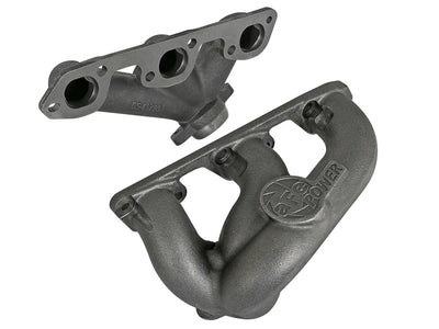 aFe BladeRunner Ported Ductile Iron Exhaust Manifold 07-11 Jeep Wrangler (JK) V6-3.8L for car performance upgrades