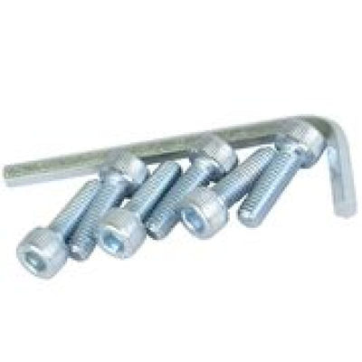 NRG Hub Spacer 1/2in. - Silver bolts