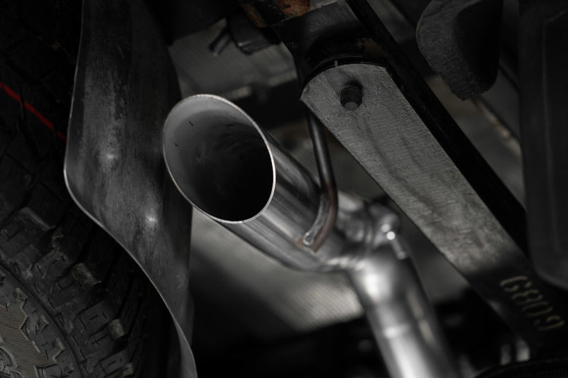 MBRP 2023 Chevy Colorado/GMC Canyon Aluminized Steel Single High Clearance Rear Exit exhaust, performance exhaust systems, DTX Performance