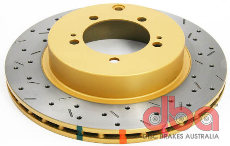 DBA 03-05 Evo 8/9 Rear Drilled & Slotted 4000 Series Rotor - DTX Performance