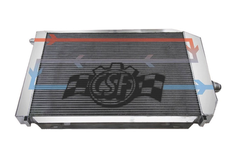 CSF BMW B58/B48 Front Mount Triple-Pass Heat Exchanger w/Rock Guard - Black - DTX Performance