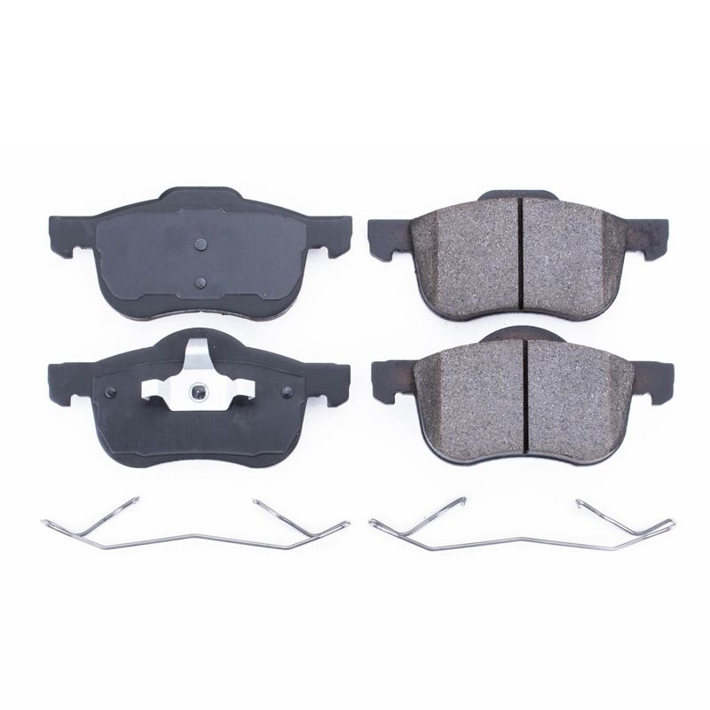 Power Stop 01-09 Volvo S60 Front Z17 Evolution Ceramic Brake Pads w/Hardware - DTX Performance