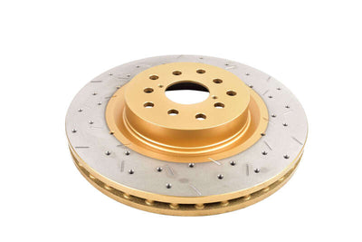 DBA 05-08 Subaru Legacy GT Front Drilled & Slotted 4000 Series Rotor - performance car parts by DTX Performance.