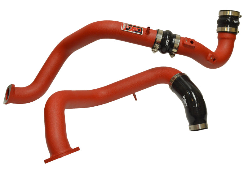 Injen 16-20 Honda Civic 1.5L Turbo Aluminum Intercooler Piping Kit - Wrinkle Red - DTX Performance