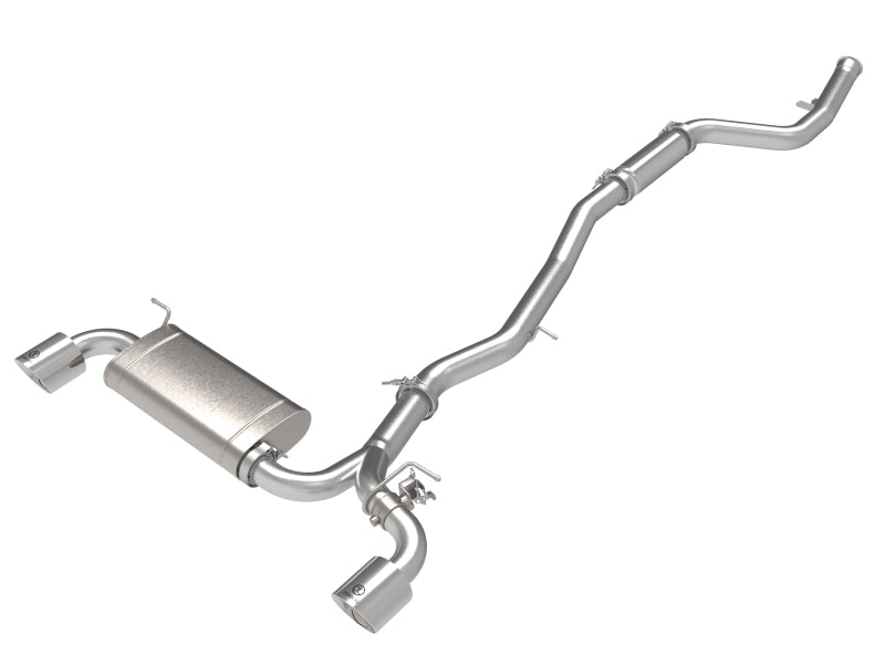 aFe POWER Takeda 2021 Toyota Supra 2.0L (t) 2.5in-3in 304 SS CB Exhaust w/ Polished Tips exhaust system