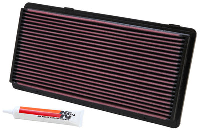 K&N 96-01 Jeep Cherokee 2.5L/4.0L Drop In Air Filter for performance upgrades by DTX Performance, a veteran owned performance shop.