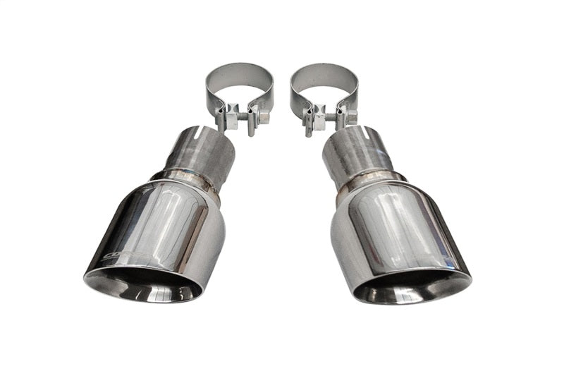 Corsa 11-21 Jeep Grand Cherokee Single 2.5in Inlet / 4.5in Outlet Polished Pro-Series Tip Kit - DTX Performance