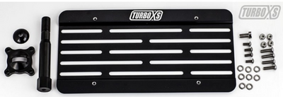 Turbo XS 20-24 Chevrolet Corvette C8 Towtag License Plate Relocation Kit for performance car parts by DTX Performance.
