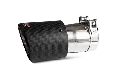 MBRP Universal Carbon Fiber Tip 4.5in OD / 3in Inlet / 7.7in L for performance car parts and upgrades