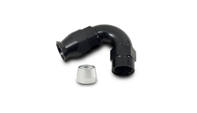 Vibrant -8AN 120 Degree Hose End Fitting for PTFE Lined Hose, high performance auto parts, for racing suspension and performance upgrades