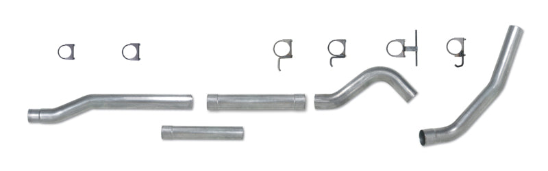 Diamond Eye KIT 4in CB MFLR RPLCMENT PIPE SGL AL: 03-07 FORD 6.0L F250/F350 (Extended Cab Only) - DTX Performance