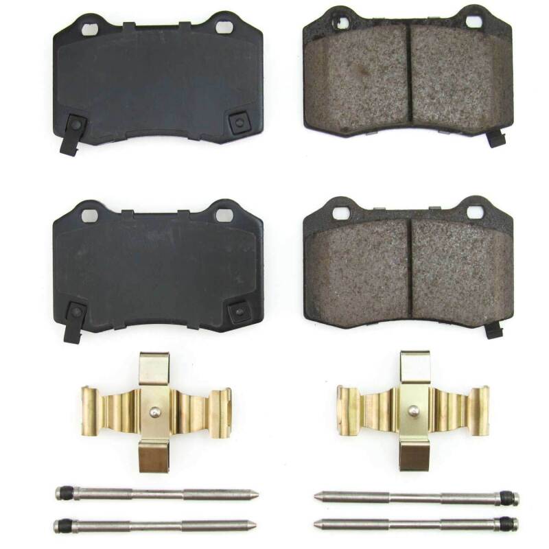 Power Stop 18-21 Jeep Grand Cherokee Rear Z17 Evolution Ceramic Brake Pads w/Hardware - DTX Performance