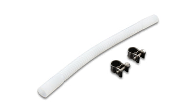 Vibrant Submersible PTFE Fuel Tank Tubing Kit 5/16in I.D. x 12.00in Long with stainless steel hose clamps for performance car parts
